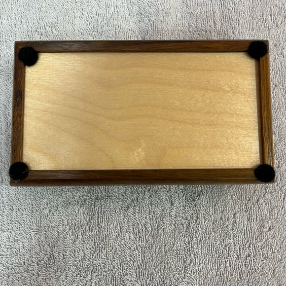 Wooden trinket box - 5 x 2.5 - Picture 2 of 4